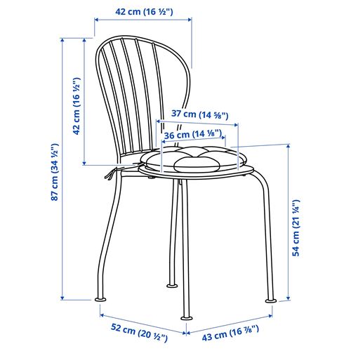 IKEA - LACKÖ, table and chair set, grey
