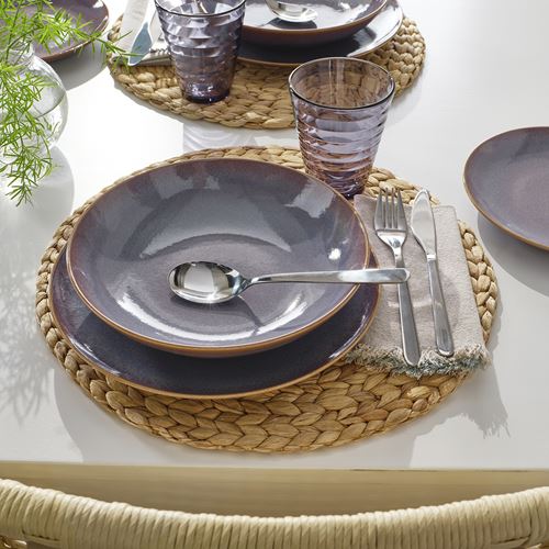 IKEA - FARGKLAR, çukur tabak, lila, 23 cm