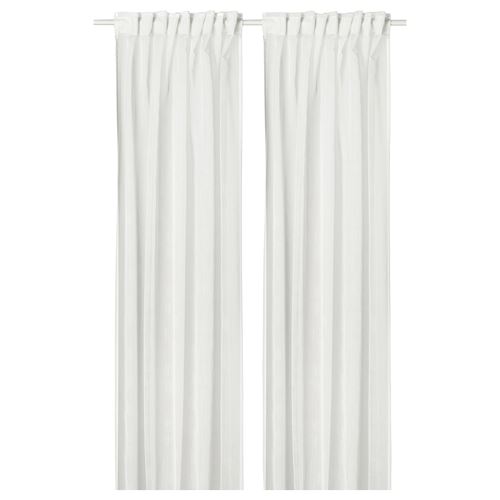 IKEA - PALPLJUNGMAL, tül perde/2 kanat, beyaz, 145x300 cm