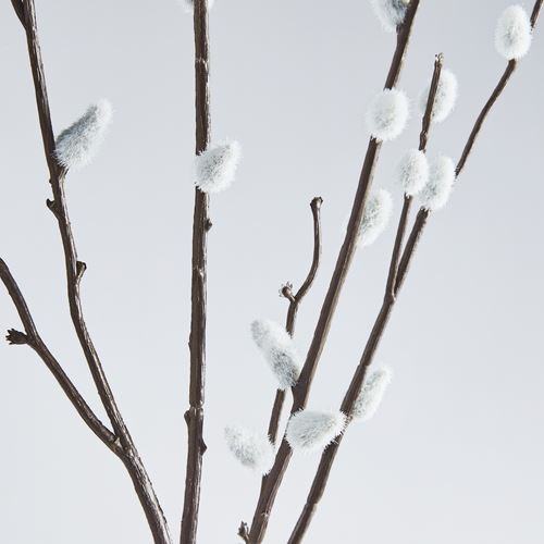 IKEA - SMYCKA, yapay bitki, beyaz-kahverengi, 85 cm