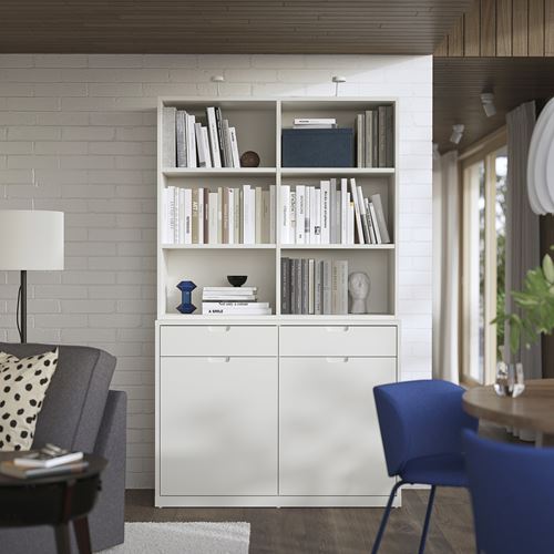 IKEA - TONSTAD, cabinet with door, off white, 120x47x201 cm