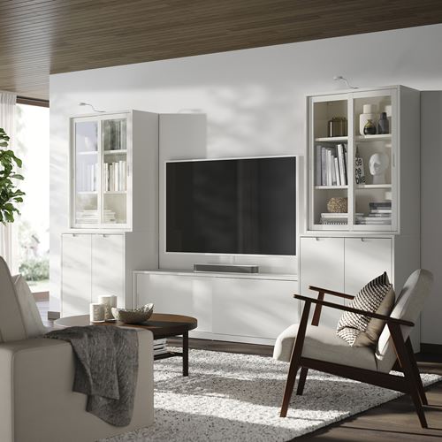 IKEA - TONSTAD, tv storage unit, off white, 339x47x201 cm