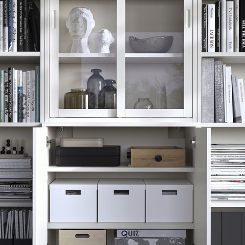 IKEA - TONSTAD, storage combination, off white, 243x47x201 cm