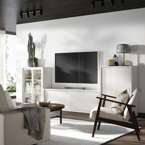 IKEA - TONSTAD, tv storage unit, off white, 339x37x116 cm