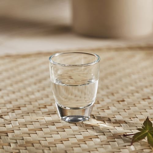 IKEA - HUMLAFISK, likör bardağı, cam, 3 cl