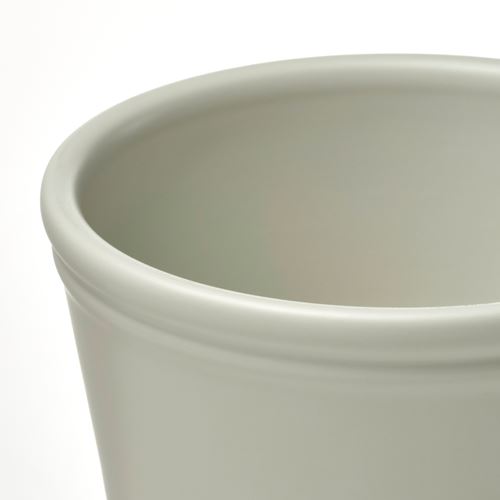 IKEA - KÖRSBARSBJÖRK, toprak saksı, açık gri-bej, 9 cm