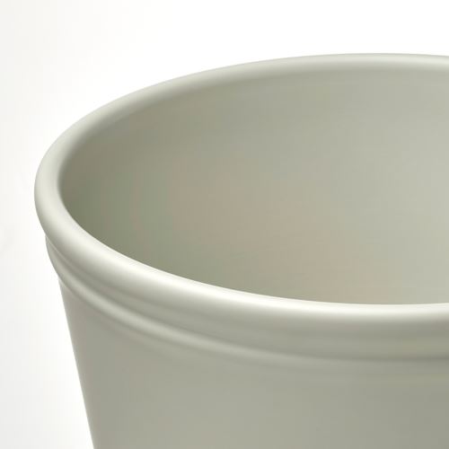 IKEA - KÖRSBARSBJÖRK, toprak saksı, açık gri-bej, 19 cm
