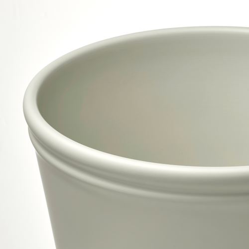 IKEA - KÖRSBARSBJÖRK, toprak saksı, açık gri-bej, 24 cm