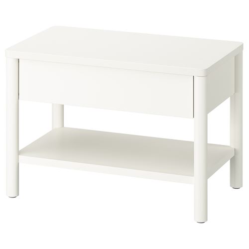 IKEA - TONSTAD, side table, off white, 64x40 cm