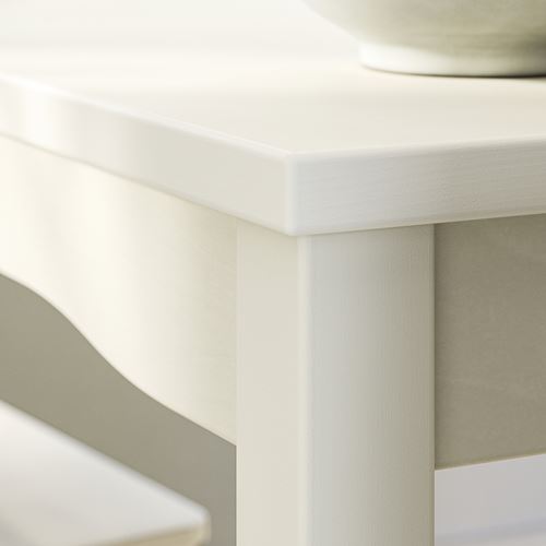 IKEA - HAUGA, kitchen table, white, 118x74 cm