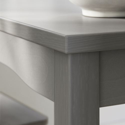 IKEA - HAUGA, kitchen table, grey, 118x74 cm