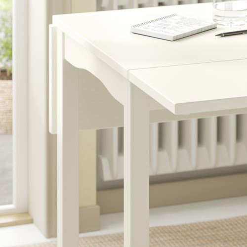 IKEA - HAUGA, folding kitchen table, white, seats 2-4