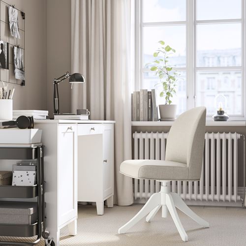 IKEA - ROSENTORP, office chair, white-light beige