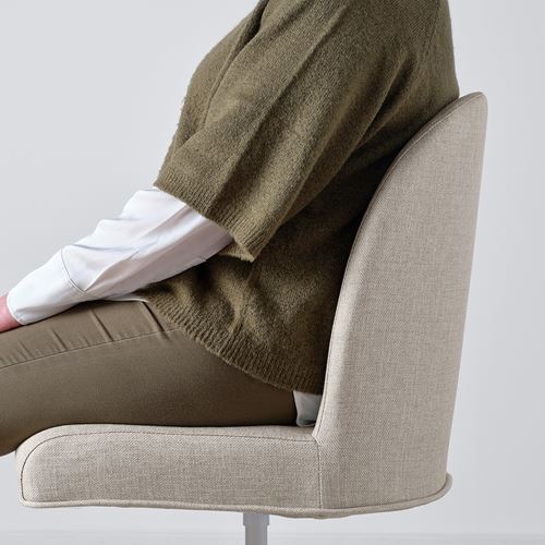 IKEA - ROSENTORP, office chair, white-light beige