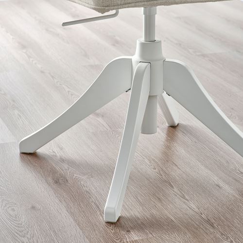 IKEA - ROSENTORP, office chair, white-light beige