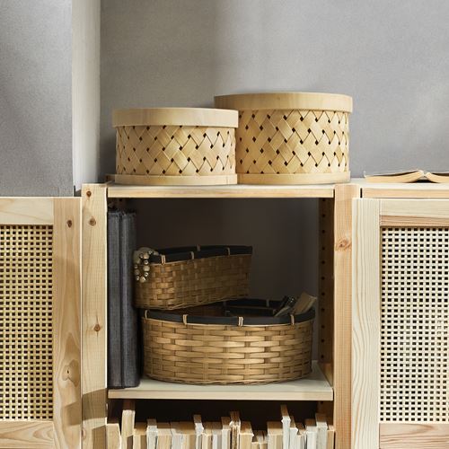 IKEA - SNOPLOG, basket, poplar