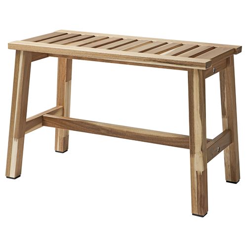 IKEA - STOREDAMM, bench, acacia, 63x31 cm