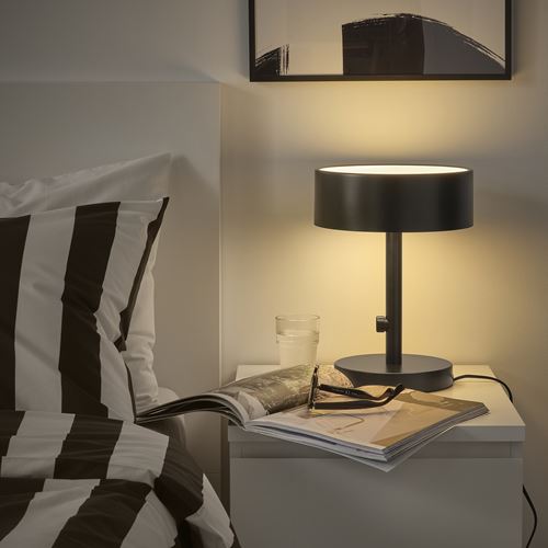 IKEA - NYMANE, table lamp, anthracite, 33 cm