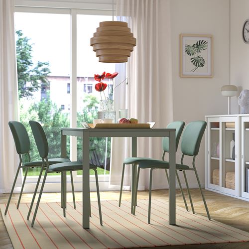 IKEA - RIDSTIG, büyük halı, kırık beyaz-kırmızı, 170x240 cm