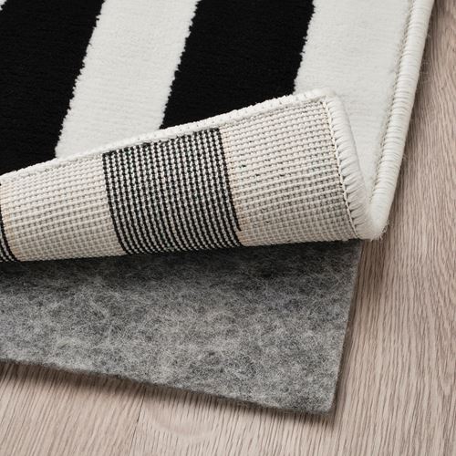 IKEA - VANDPLATS, büyük halı, çok renkli-çizgili, 170x240 cm