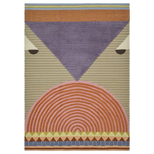 IKEA - OMMJANGE, büyük halı, çok renkli, 140x200 cm