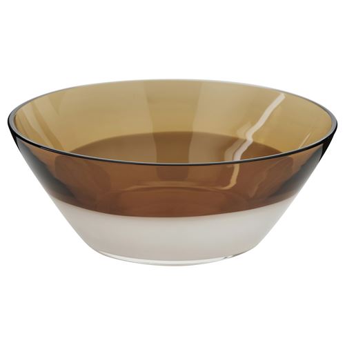 IKEA - OMMJANGE, cam kase, cam-kahverengi, 15 cm