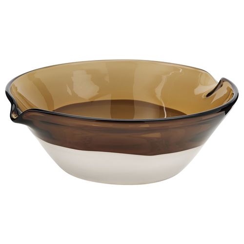 IKEA - OMMJANGE, cam servis kasesi, cam-kahverengi, 30 cm