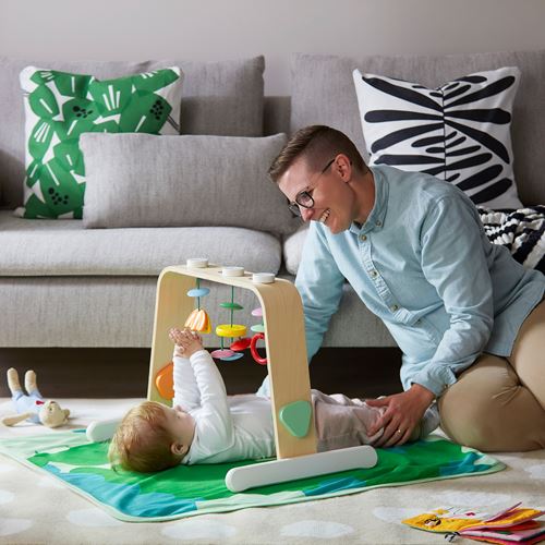 IKEA - LEKA, baby gym, multicolour, 59x43 cm