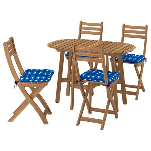 foldable table and foldable chair set