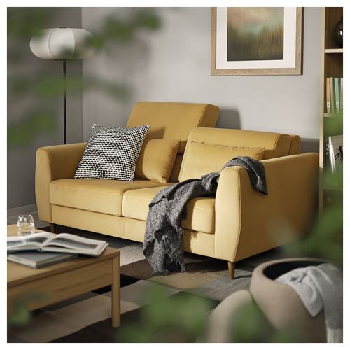 IKEA - SLATORP, 2'li kanepe, hakebo sarı