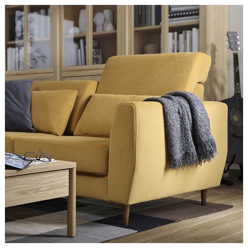 IKEA - SLATORP, 2'li kanepe, hakebo sarı