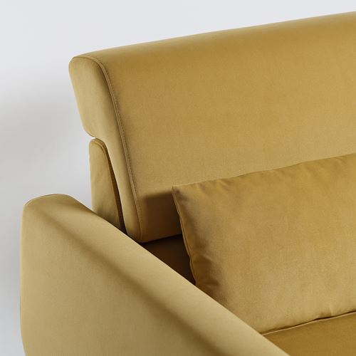 IKEA - SLATORP, uzanma koltuklu 3'lü kanepe, hakebo sarı
