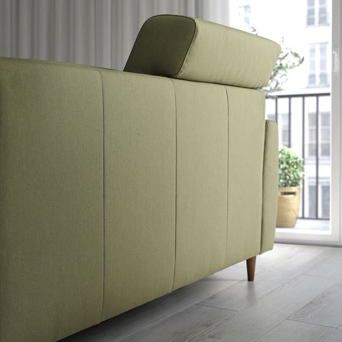 IKEA - SLATORP, 2'li kanepe, vissle sarı-yeşil