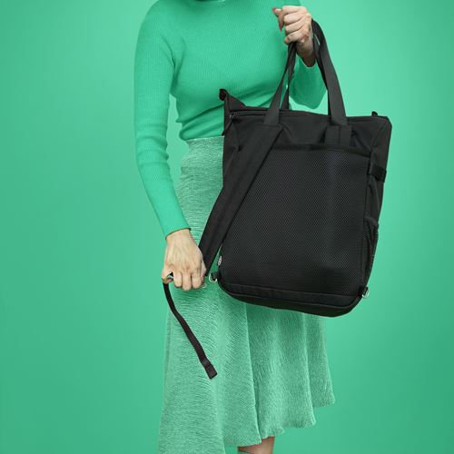 IKEA - VARLDENS, sırt çantası, siyah, 31x15x49 cm/26 lt