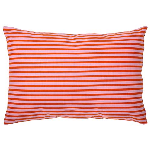IKEA - MAVINN, kırlent kılıfı, kırık beyaz-siyah, 40x58 cm