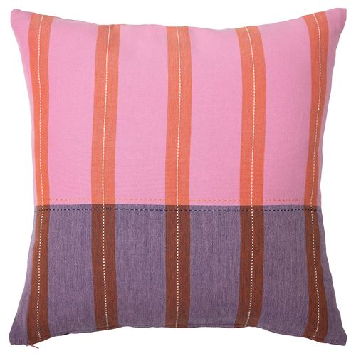 IKEA - MAVINN, kırlent kılıfı, pembe-turuncu, 50x50 cm