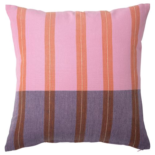IKEA - MAVINN, kırlent kılıfı, pembe-turuncu, 50x50 cm