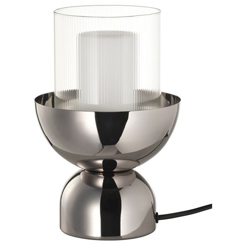IKEA - ACKJA/MOLNART, table lamp, nickel-plated