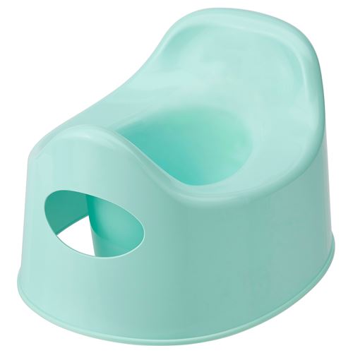 IKEA - LILLA, children's potty, turquoise, 27x24x18 cm