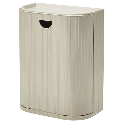 IKEA - GARDSBUTIK, atık ayırma kutusu, gri-bej, 21 lt