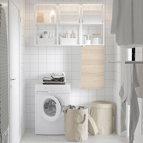 IKEA - DIMPA, atık ayırma torbası, açık gri-bej, 50 lt