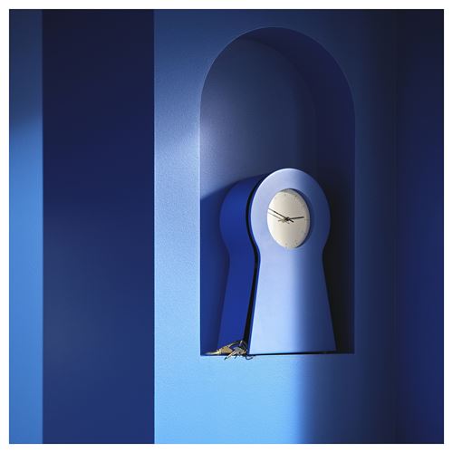 IKEA - IKEA PS 1995, wall clock, blue, 48 cm