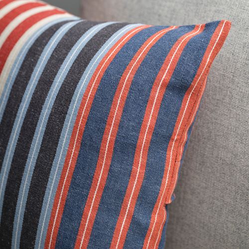 IKEA - KORALLBUSKE, kırlent kılıfı, mavi-kırmızı, 40x58 cm