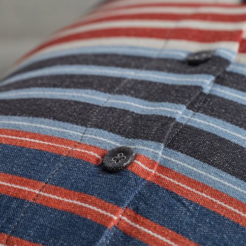 IKEA - KORALLBUSKE, kırlent kılıfı, mavi-kırmızı, 40x58 cm