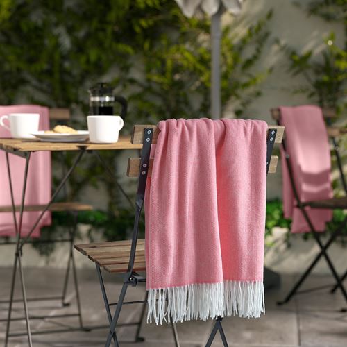 IKEA - HOLMVI, örtü, pembe, 120x160 cm