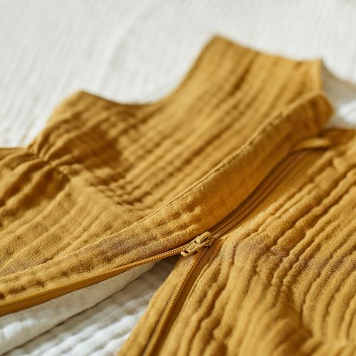 IKEA - GULDVAVARE, sleep bag, dark yellow-beige, 6-18 months