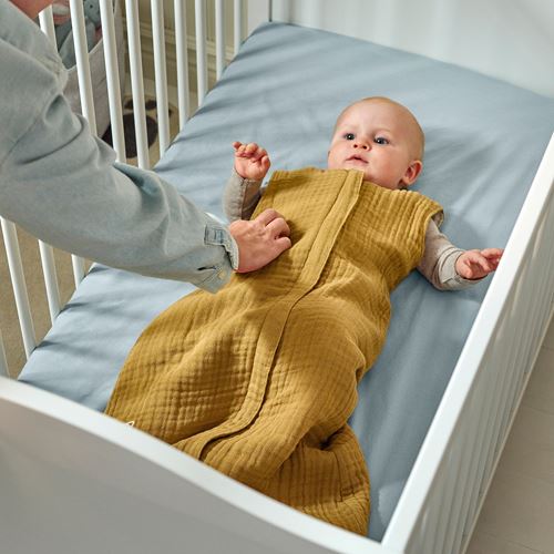 IKEA - GULDVAVARE, sleep bag, dark yellow-beige, 6-18 months