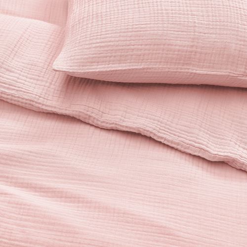 IKEA - SCHERSMIN, tek kişilik nevresim seti, uçuk pembe, 150x200/50x60 cm