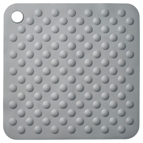 IKEA - TANGEFLO, bathtub mat, grey, 50x50 cm