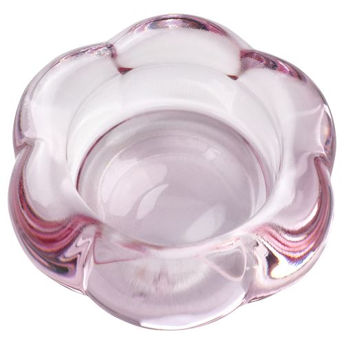 IKEA - BLADFAGEL, tealight mumluk, pembe, 3 cm